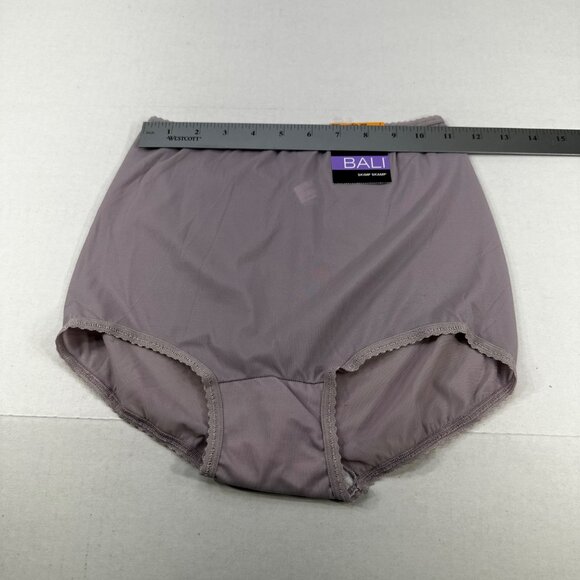Bali Women's Size 7 Large Panty Brief Skimp Skamp Lavender New With Tags - Picture 7 of 9